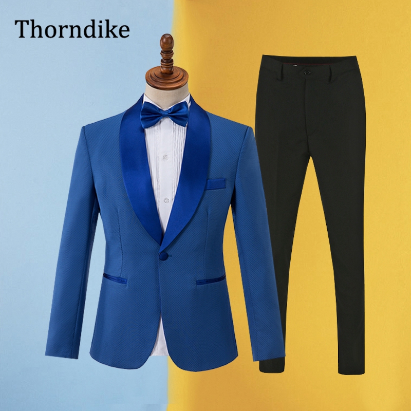 Men'S Formal Wear For Office - Gwenhwyfar terno azul masculino 2025 novo