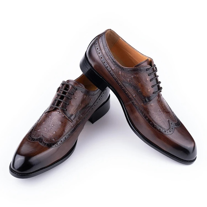 Formal Men Daily Wear Footwear - Sapatos masculinos de couro de vaca,