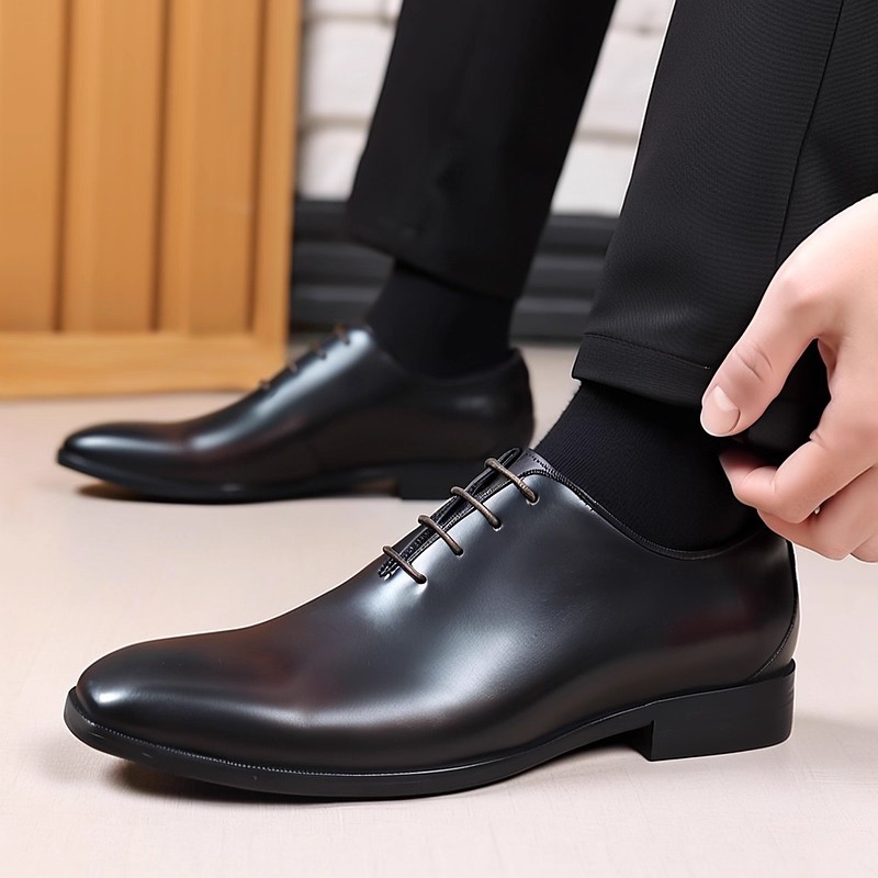 Men'S Formal Wear For Office - Designer de couro genuíno dos homens