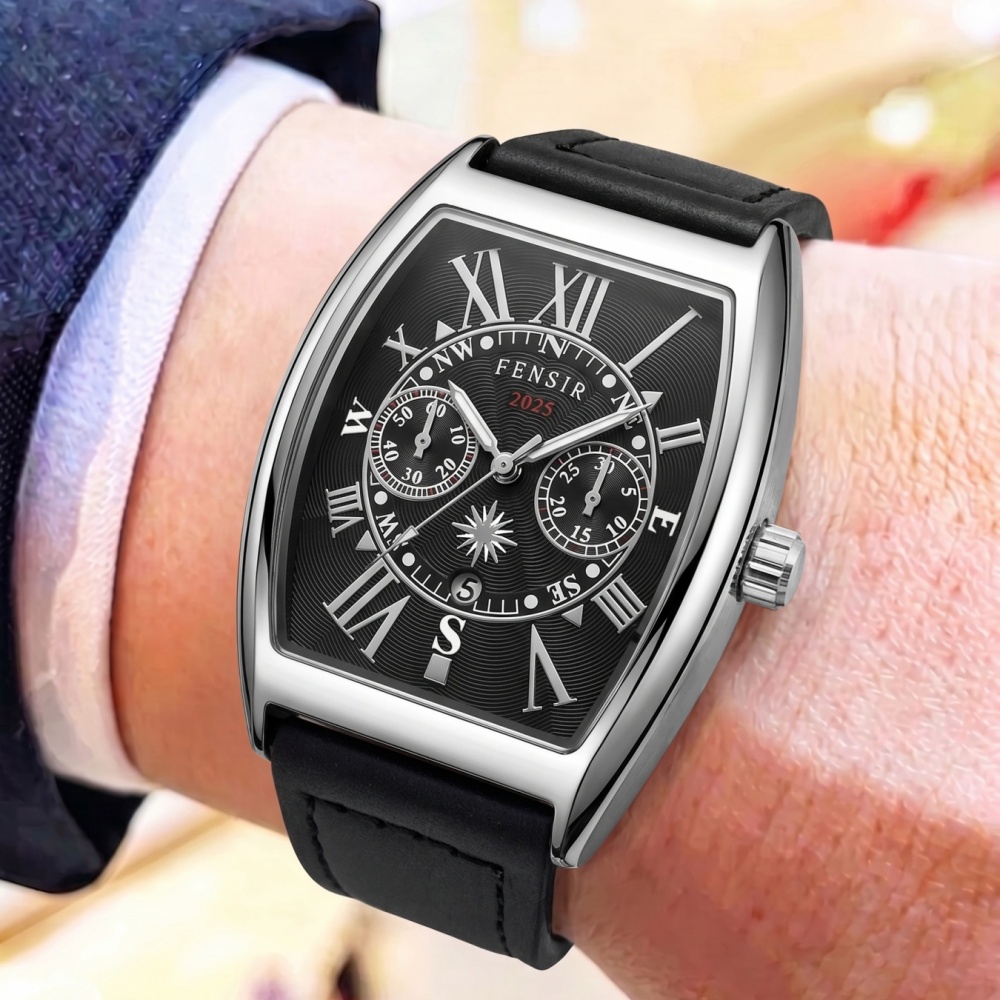 Men'S Holiday Formal Wear - Relógio Masculino de Luxo com Movimento