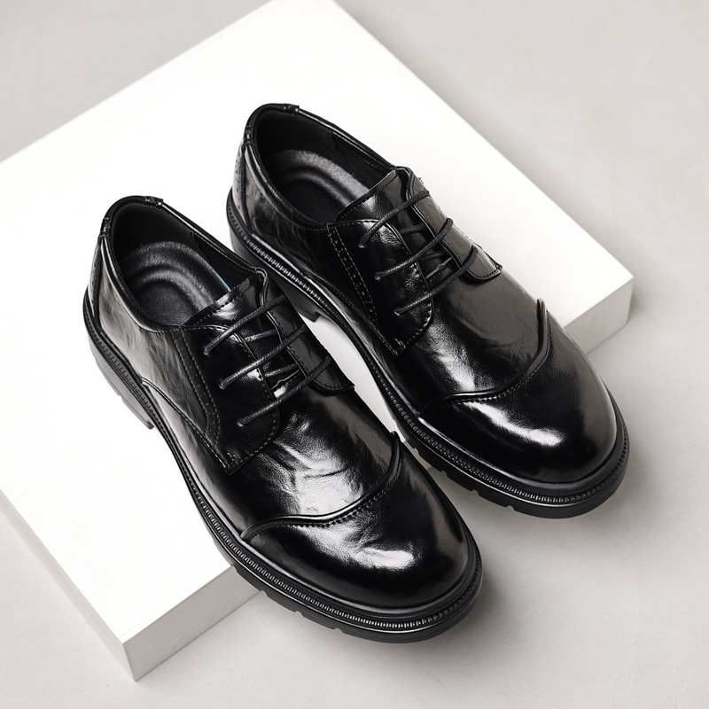 Sapatos masculinos de couro pa - Men'S Formal Wear For Office avaliação e preço