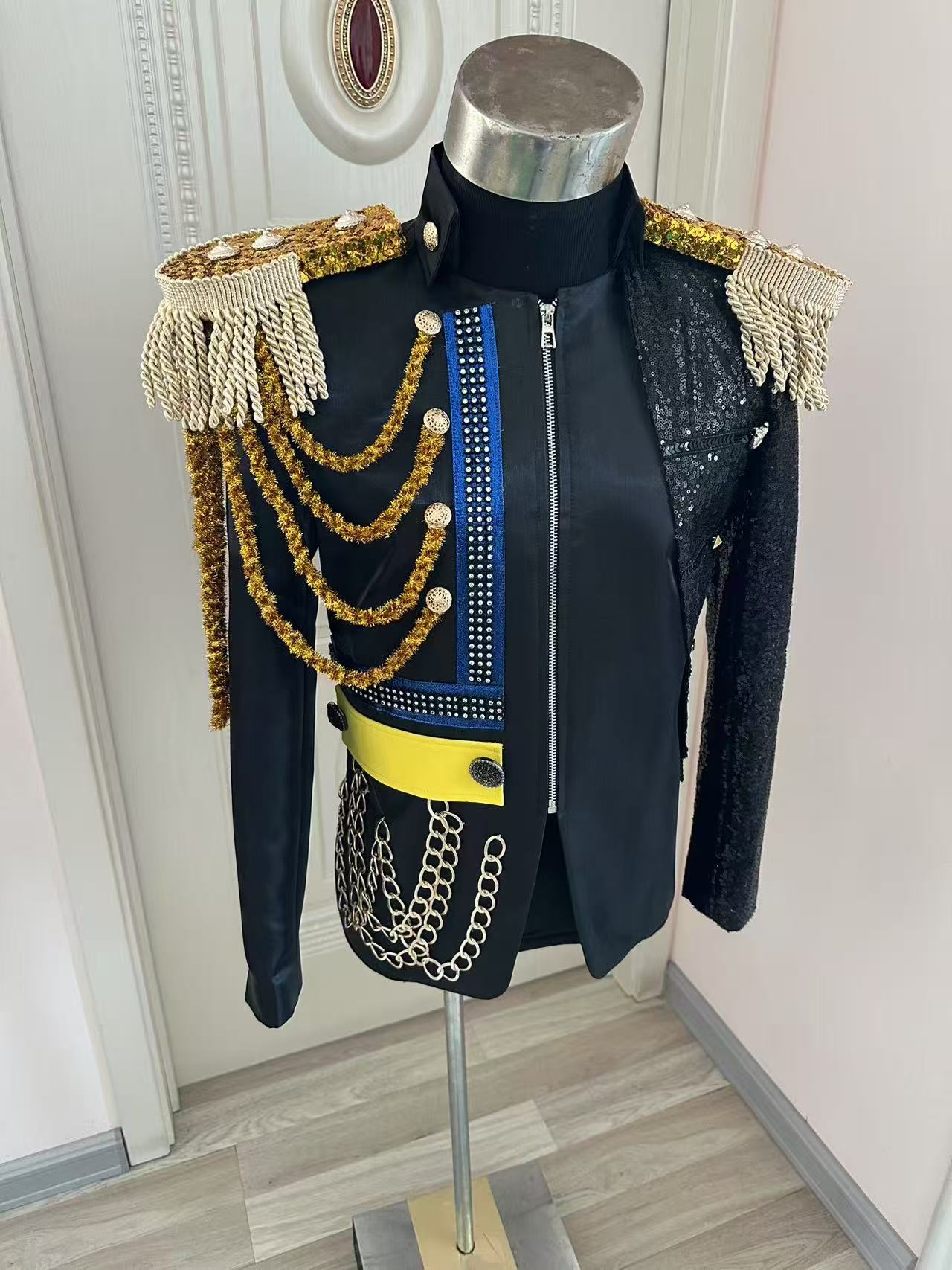 Novos homens borla jaqueta rea - Men'S Formal Wear avaliação e preço