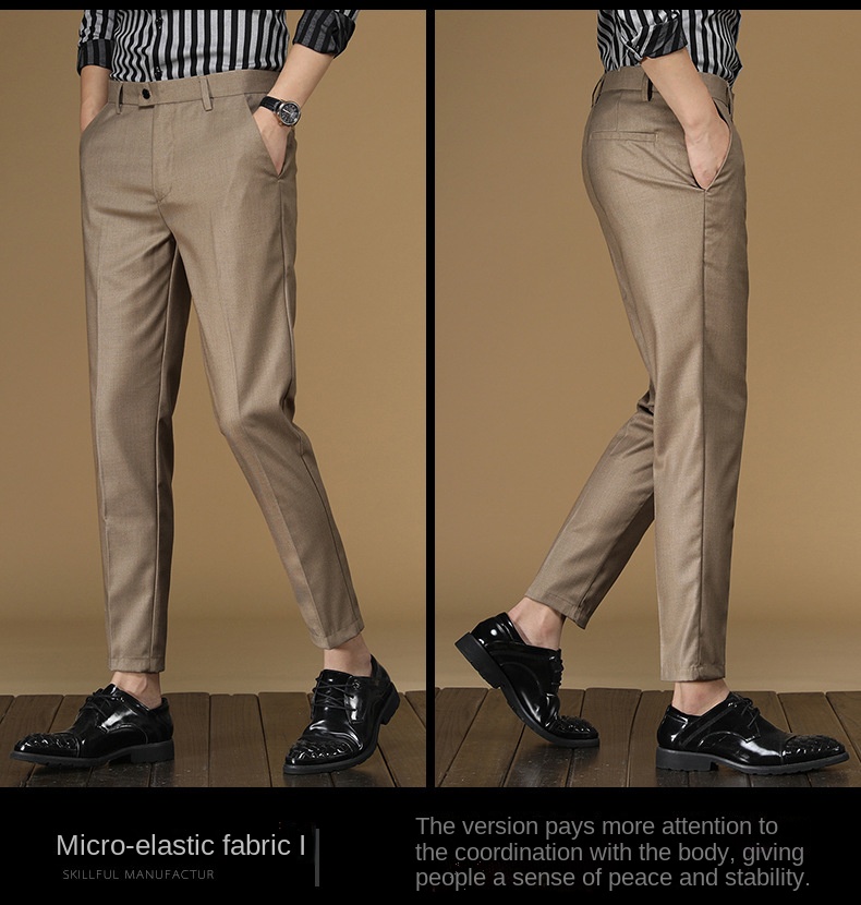 Calças de terno de verão dos h - Men'S Formal Wear For Office avaliação e preço