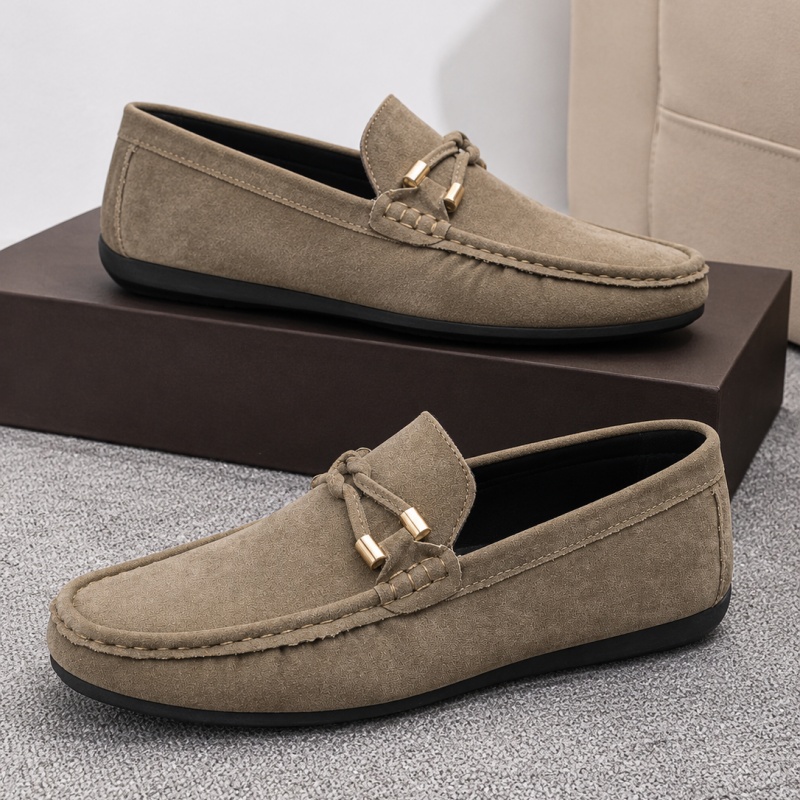 Sapatos masculinos simples e e - Formal Men Daily Wear Footwear avaliação e preço