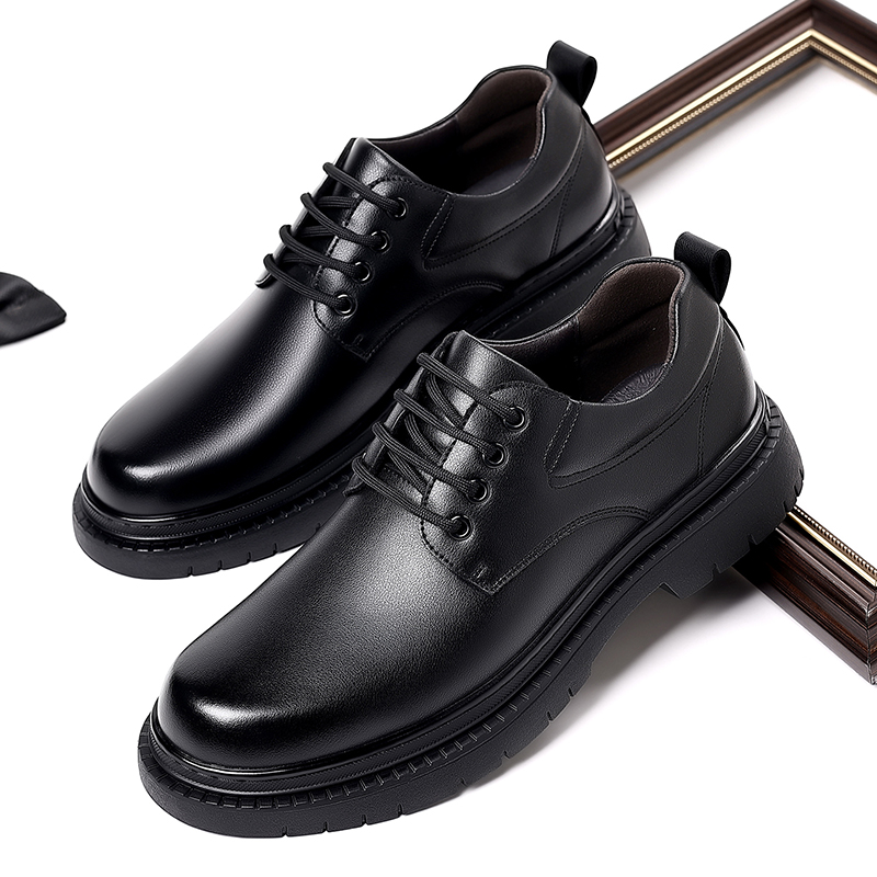 Sapatos de Couro Masculinos de - Formal Men Daily Wear Footwear avaliação e preço