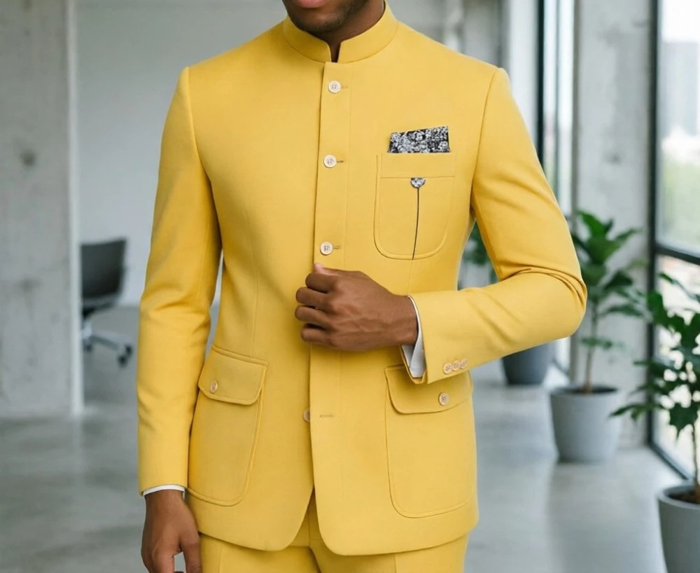 Ternos Safari Masculinos Premi - Men'S Formal Wear For Office avaliação e preço