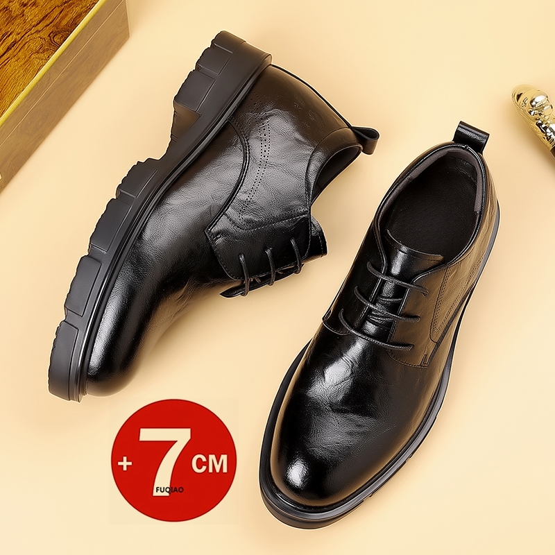 Homens 7cm elevador sapatos de - Men'S Formal Wear Slippers avaliação e preço
