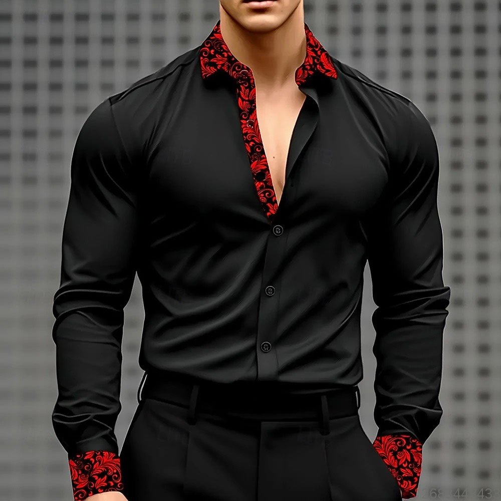 10 cores masculino floral impr - Men'S Holiday Formal Wear avaliação e preço
