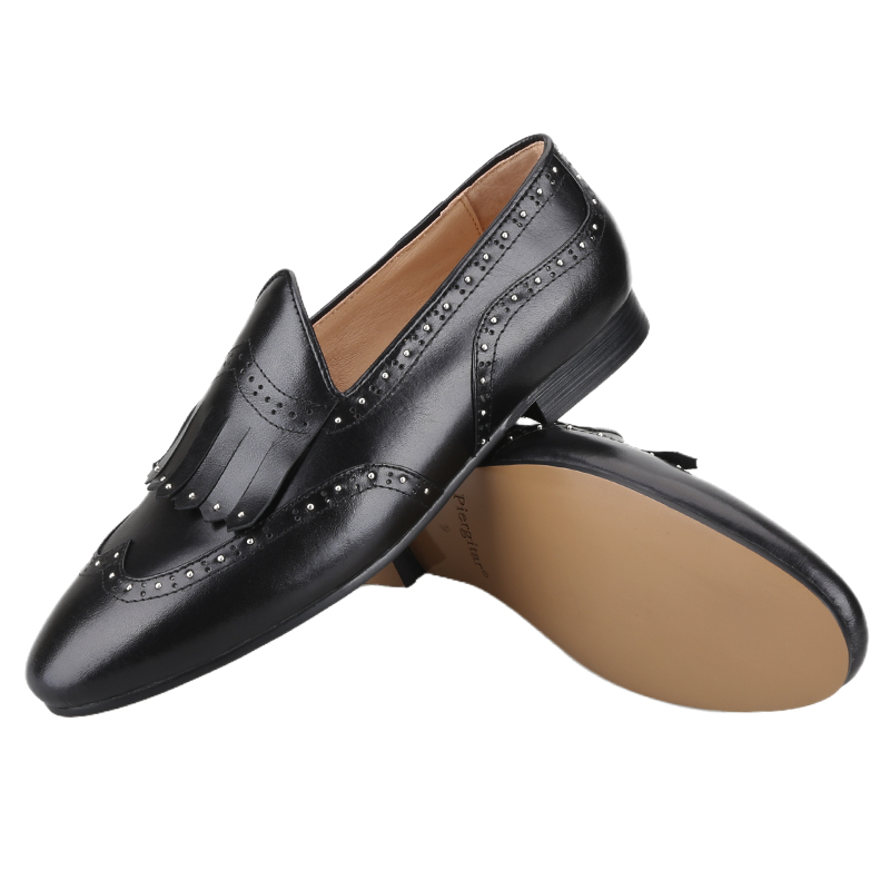 Piergitar-Mocassins belgas de  - Men'S Formal Wear Slippers avaliação e preço