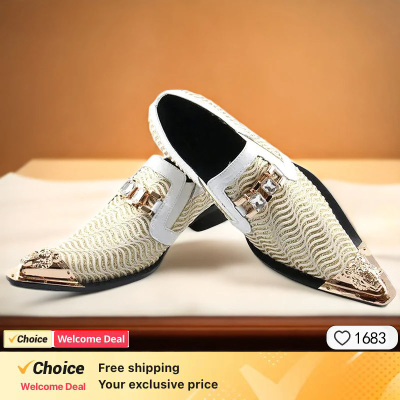 Sapatos de Couro Masculinos co - Men'S Formal Wear avaliação e preço